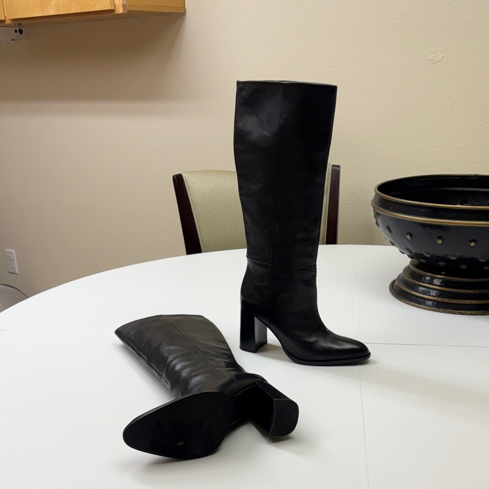 Seychelles Black Heeled Boots